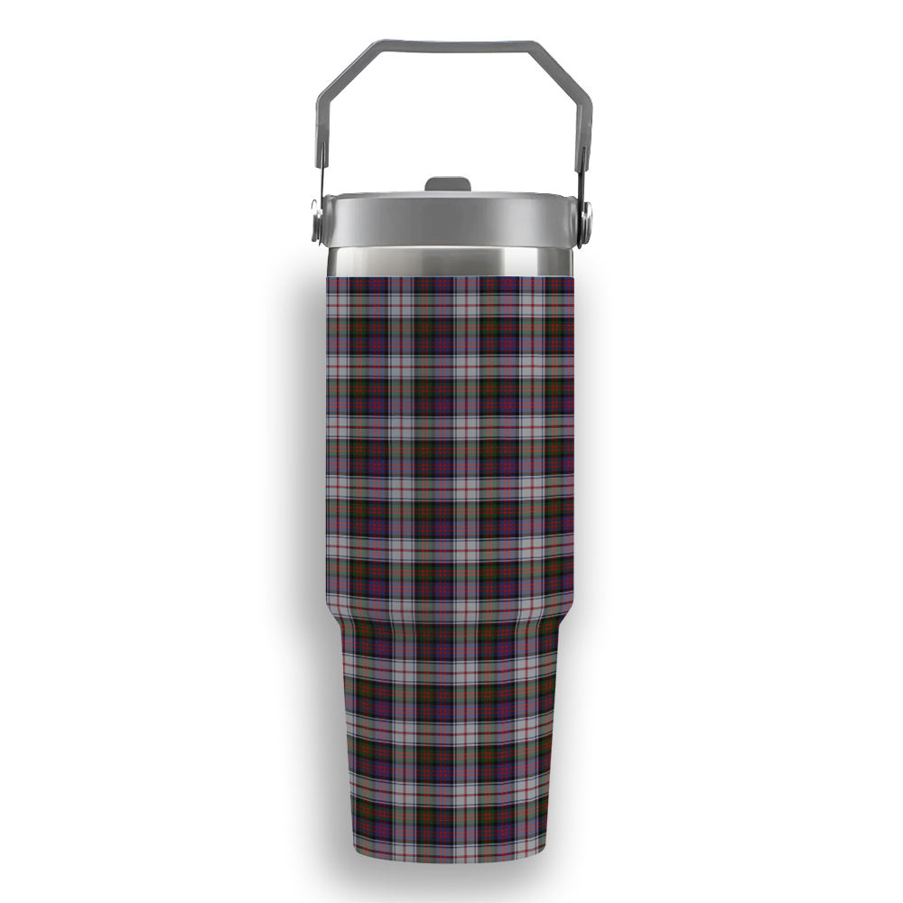 ScotsTee Shop Scottish MacDonald Dress 2 Tartan Flip Straw Tumbler 20oz 30oz