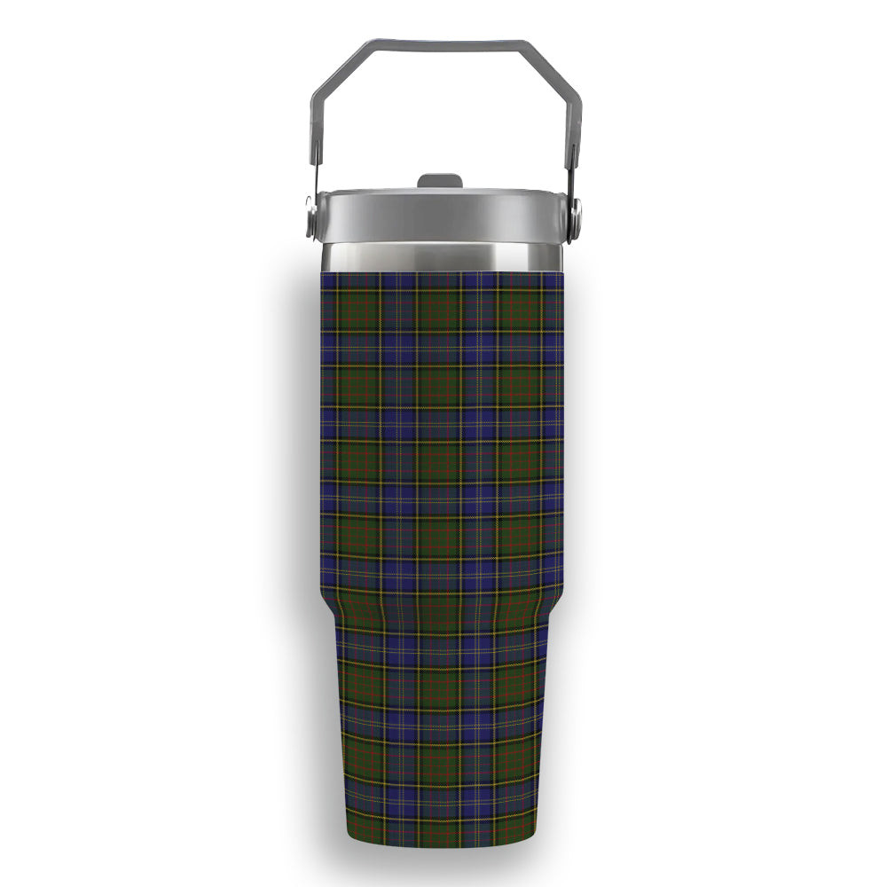 ScotsTee Shop Scottish MacMillan Hunting 2 Tartan Flip Straw Tumbler 20oz 30oz