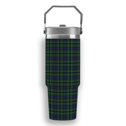 ScotsTee Shop Scottish Lloyd of Dolobran Tartan Flip Straw Tumbler 20oz 30oz