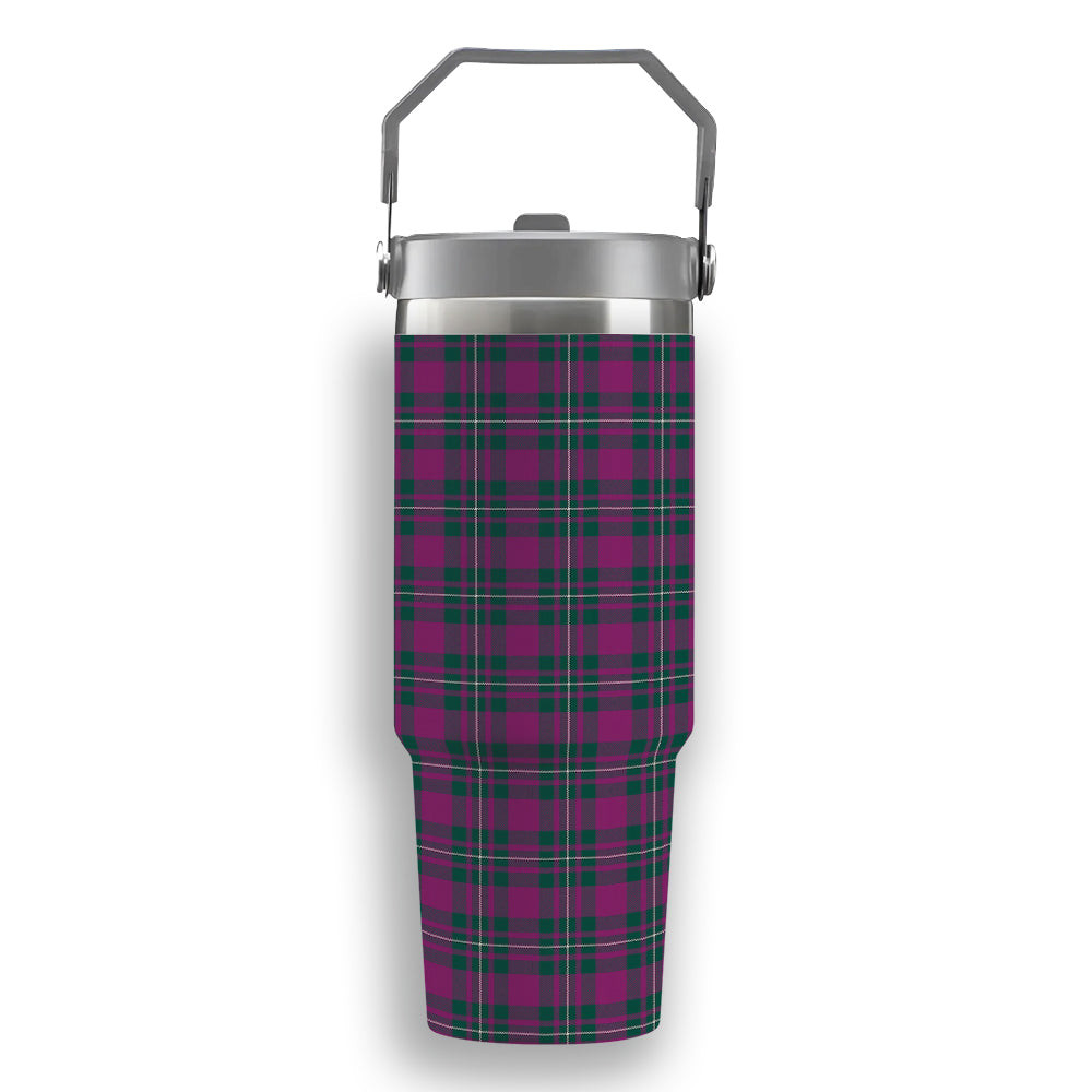 ScotsTee Shop Scottish Gregor Hunting Modern Tartan Flip Straw Tumbler 20oz 30oz