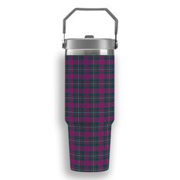 ScotsTee Shop Scottish Gregor Hunting Modern Tartan Flip Straw Tumbler 20oz 30oz