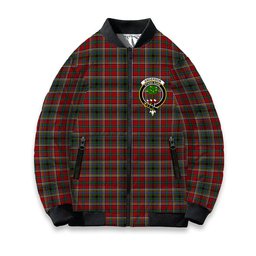 ScotsTee Shop Scottish Anderson of Ardbrake Crest Tartan Bomber Puffer Jacket