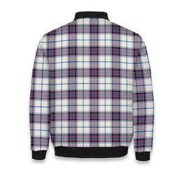 ScotsTee Shop Scottish Alexander of Menstry Dress Ancient Crest Tartan Bomber Puffer Jacket