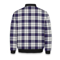ScotsTee Shop Scottish Alexander of Menstry Dress Modern Crest Tartan Bomber Puffer Jacket