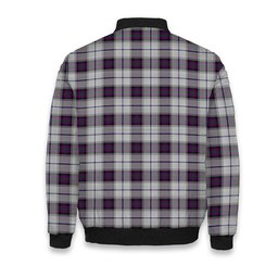 ScotsTee Shop Scottish Alexander of Menstry Dress Crest Tartan Bomber Puffer Jacket