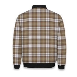 ScotsTee Shop Scottish Baillie Dress Ancient Clan Crest Tartan Bomber Puffer Jacket