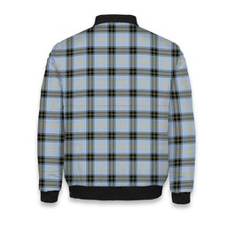 ScotsTee Shop Scottish Bell of the Borders Ancient Crest Tartan Bomber Puffer Jacket