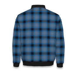 ScotsTee Shop Scottish Brodie Countryfare Ancient Crest Tartan Bomber Puffer Jacket