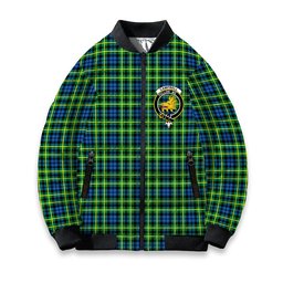 ScotsTee Shop Scottish Campbell of Breadalbane Ancient Crest Tartan Bomber Puffer Jacket