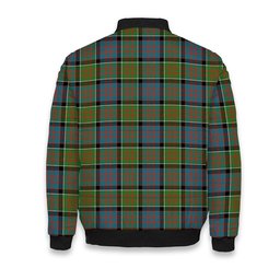 ScotsTee Shop Scottish Donald of Clan Ranald Ancient Crest Tartan Bomber Puffer Jacket