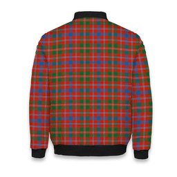 ScotsTee Shop Scottish Donald of Glenaladale Ancient Crest Tartan Bomber Puffer Jacket