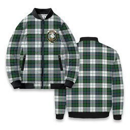 ScotsTee Shop Scottish Campbell of Cawdor Dress Ancient Crest Tartan Bomber Puffer Jacket