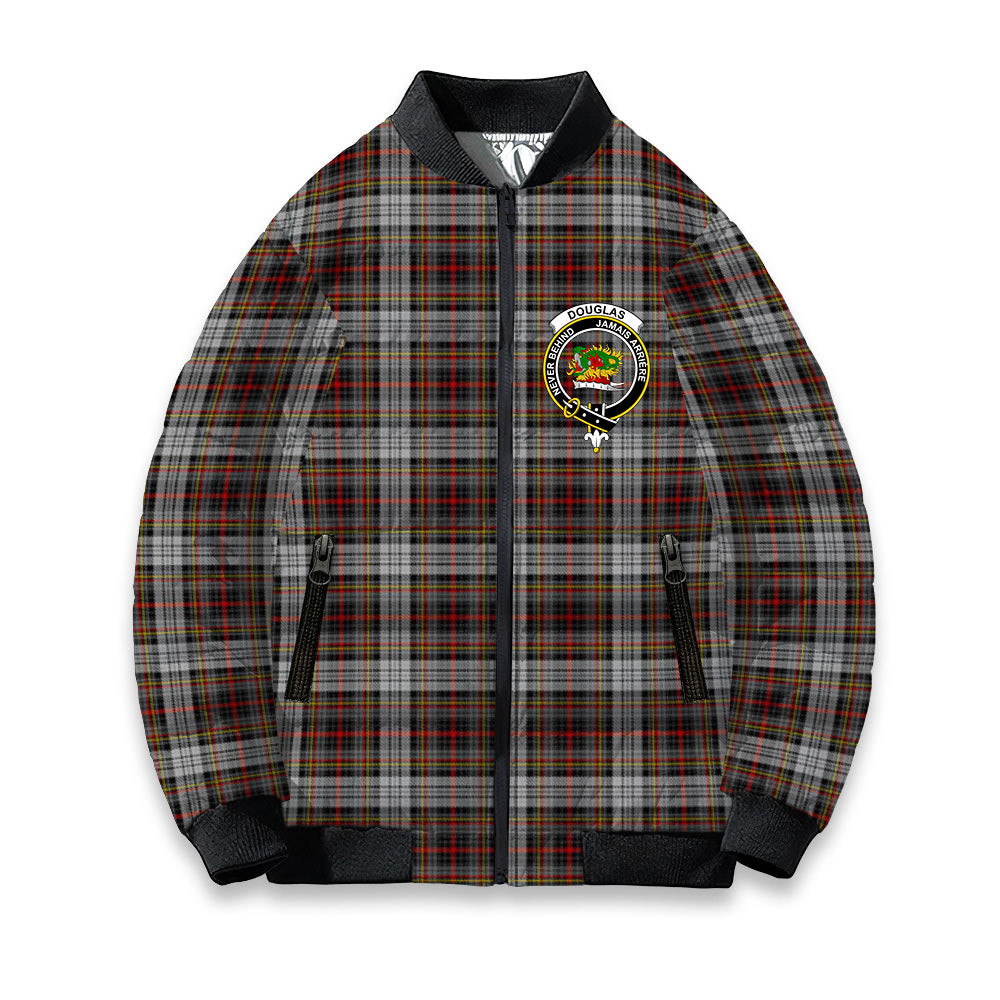 ScotsTee Shop Scottish Douglas Ancient Dress WCWM Crest Tartan Bomber Puffer Jacket
