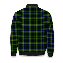ScotsTee Shop Scottish Campbell of Breadalbane Modern Crest Tartan Bomber Puffer Jacket