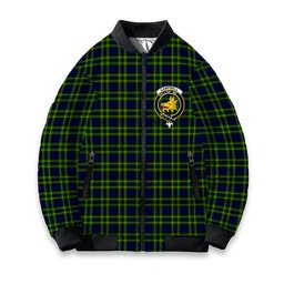 ScotsTee Shop Scottish Campbell of Breadalbane Modern Crest Tartan Bomber Puffer Jacket
