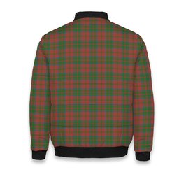 ScotsTee Shop Scottish Donald of Glencoe Ancient Crest Tartan Bomber Puffer Jacket