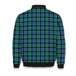 ScotsTee Shop Scottish Campbel of Cawdor Ancient Crest Tartan Bomber Puffer Jacket