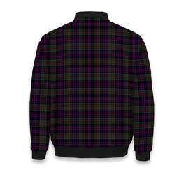 ScotsTee Shop Scottish Donald of Clan Ranald Crest Tartan Bomber Puffer Jacket