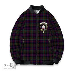 ScotsTee Shop Scottish Donald of Clan Ranald Crest Tartan Bomber Puffer Jacket