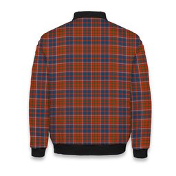 ScotsTee Shop Scottish Cameron of Lochiel Ancient Crest Tartan Bomber Puffer Jacket