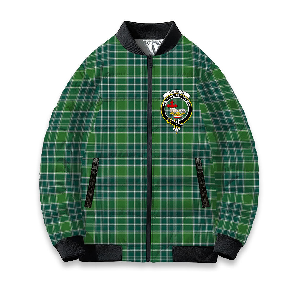 ScotsTee Shop Scottish Donald Lord of the Isles Hunting Ancient Crest Tartan Bomber Puffer Jacket