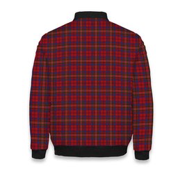 ScotsTee Shop Scottish Cameron of Locheil 1930 Crest Tartan Bomber Puffer Jacket