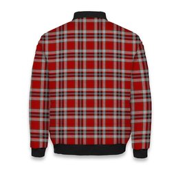 ScotsTee Shop Scottish Drummond of Perth Dress Crest Tartan Bomber Puffer Jacket