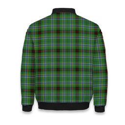 ScotsTee Shop Scottish Duncan of Sketraw Ancient Crest Tartan Bomber Puffer Jacket