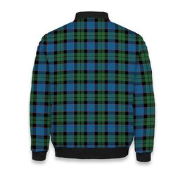 ScotsTee Shop Scottish Ferguson of Balquhidder Ancient Crest Tartan Bomber Puffer Jacket