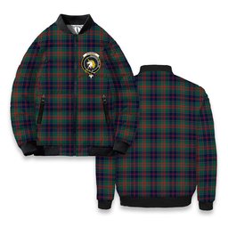 ScotsTee Shop Scottish Stewart of Appin Hunting Modern Clan Crest Tartan Bomber Puffer Jacket