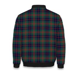 ScotsTee Shop Scottish Stewart of Appin Hunting Modern Clan Crest Tartan Bomber Puffer Jacket