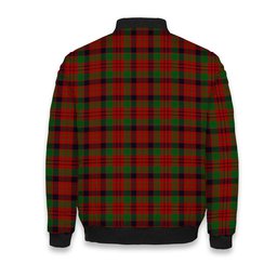 ScotsTee Shop Scottish MacNicol Inverness Tweed Mill Co Ltd Crest Tartan Bomber Puffer Jacket