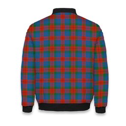 ScotsTee Shop Scottish Skene of Cromar Ancient Crest Tartan Bomber Puffer Jacket