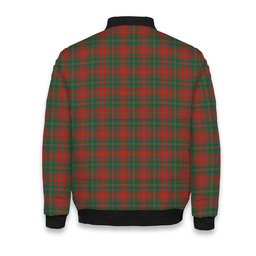 ScotsTee Shop Scottish Stewart of Appin Ancient Clan Crest Tartan Bomber Puffer Jacket