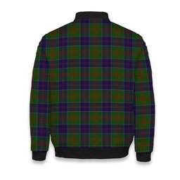 ScotsTee Shop Scottish Stewart of Appin Hunting Crest Tartan Bomber Puffer Jacket