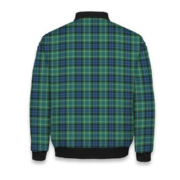 ScotsTee Shop Scottish McNeil of Colonsay Ancient Crest Tartan Bomber Puffer Jacket