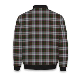 ScotsTee Shop Scottish Stewart of Appin Dress 1 Crest Tartan Bomber Puffer Jacket