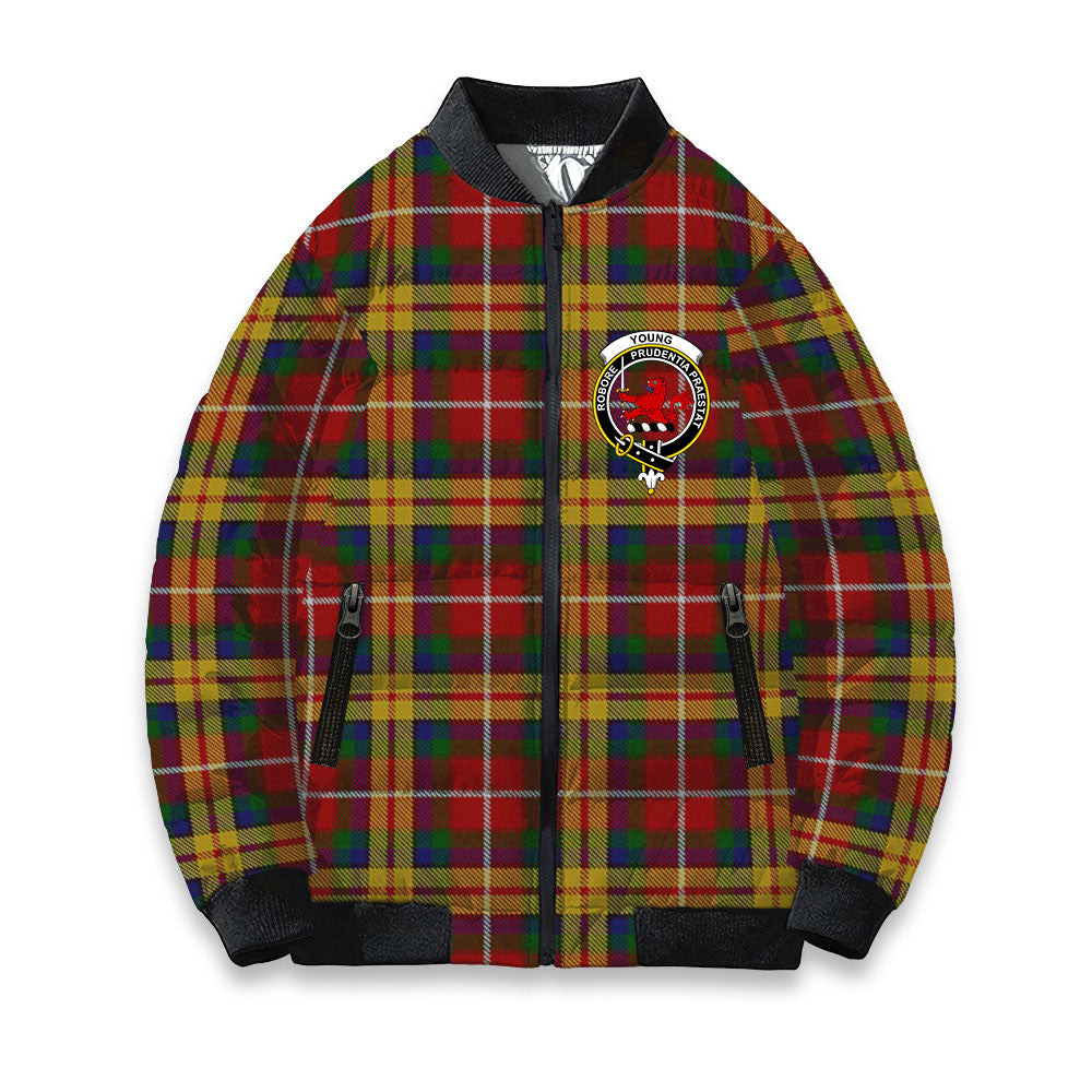 ScotsTee Shop Scottish Young Presidents Organisation Dress Crest Tartan Bomber Puffer Jacket