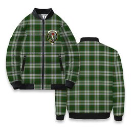 ScotsTee Shop Scottish Tailyour Dress Crest Tartan Bomber Puffer Jacket