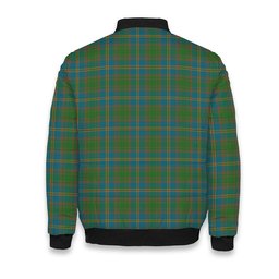 ScotsTee Shop Scottish Strang of Balkaskie Ancient Crest Tartan Bomber Puffer Jacket