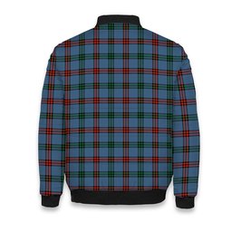 ScotsTee Shop Scottish Montgomery of Ayrshire Ancient Crest Tartan Bomber Puffer Jacket