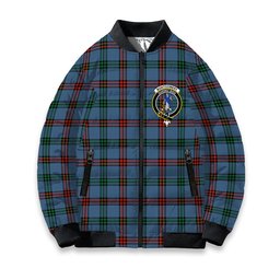 ScotsTee Shop Scottish Montgomery of Ayrshire Ancient Crest Tartan Bomber Puffer Jacket