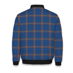 ScotsTee Shop Scottish MacLaine of Loch Buie Hunting Ancient Crest Tartan Bomber Puffer Jacket