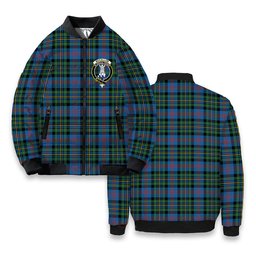 ScotsTee Shop Scottish McCallum of Berwick Ancient Crest Tartan Bomber Puffer Jacket