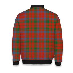 ScotsTee Shop Scottish Lumsden of Kintore Ancient Crest Tartan Bomber Puffer Jacket