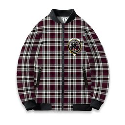 ScotsTee Shop Scottish Little Dress Modern Crest Tartan Bomber Puffer Jacket
