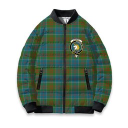 ScotsTee Shop Scottish Stewart of Appin Hunting Ancient Clan Crest Tartan Bomber Puffer Jacket