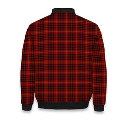 ScotsTee Shop Scottish MacDonald of Ardnamurchan Crest Tartan Bomber Puffer Jacket