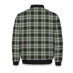 ScotsTee Shop Scottish Tailyour Dress 2 Crest Tartan Bomber Puffer Jacket