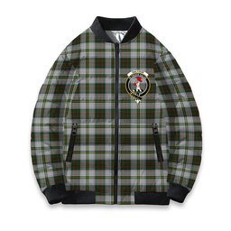 ScotsTee Shop Scottish Tailyour Dress 2 Crest Tartan Bomber Puffer Jacket